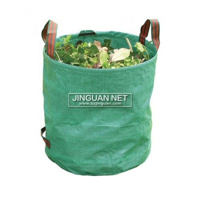 3 Pack 272L heavy duty pp foldable waterproof leaf bag waste bag Garden Waste Bag