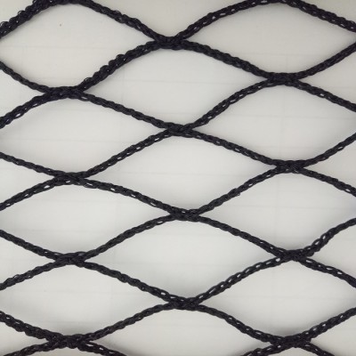 Black Color Knotless fish farming PE Net