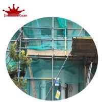 Green HDPE with FR fireproof safety net scaffolding safety net