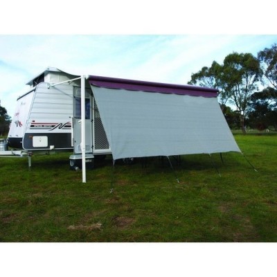 Retractable car side  awning