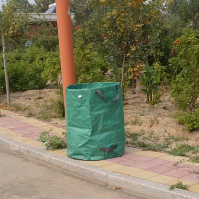 plastic garden bag new material Outdoor Heavy duty 272L waste garden bag