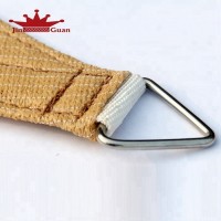 PE with UV 180g 3*3*3m triangle outdoor beige sun shade sail